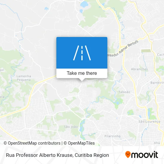 Rua Professor Alberto Krause map