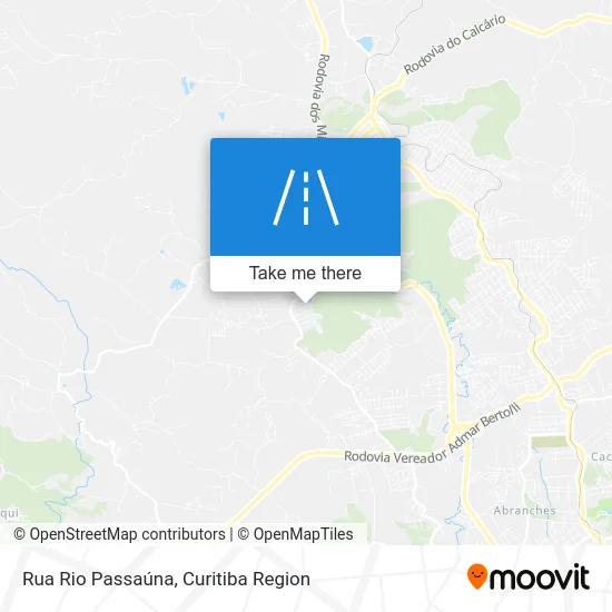 Rua Rio Passaúna map