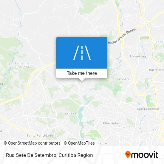 Rua Sete De Setembro map