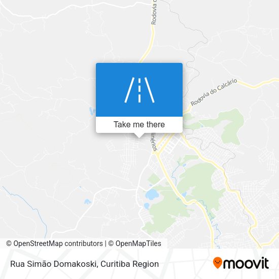 Rua Simão Domakoski map