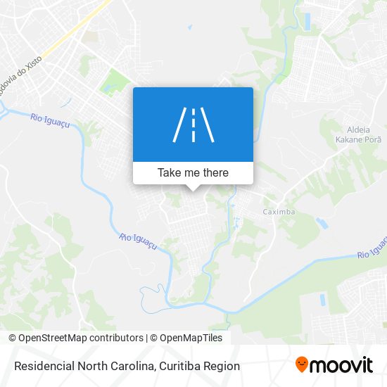 Residencial North Carolina map