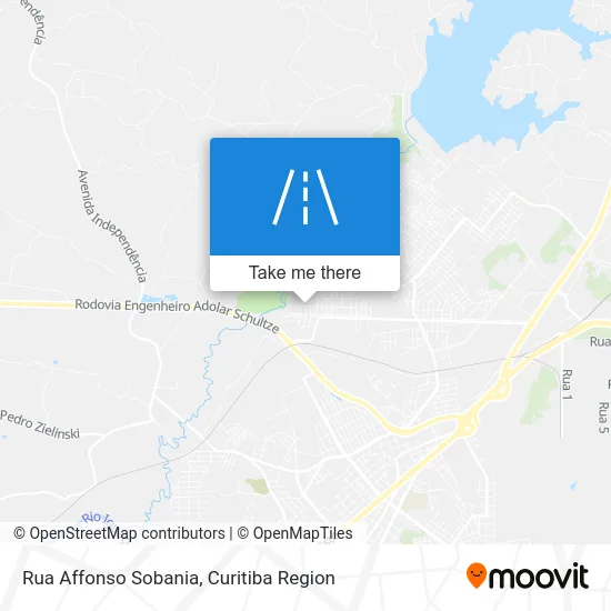 Rua Affonso Sobania map