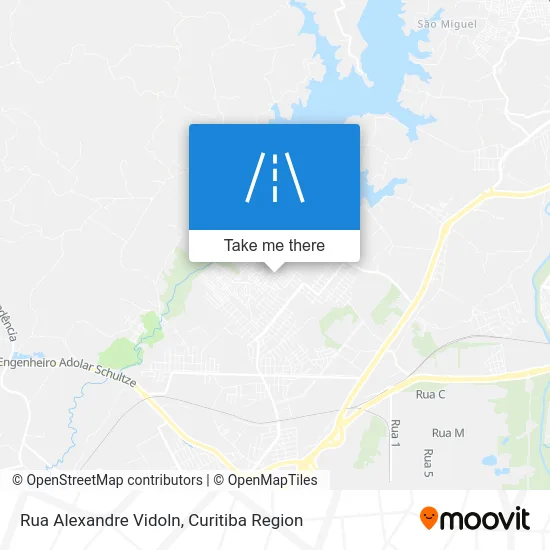 Rua Alexandre Vidoln map