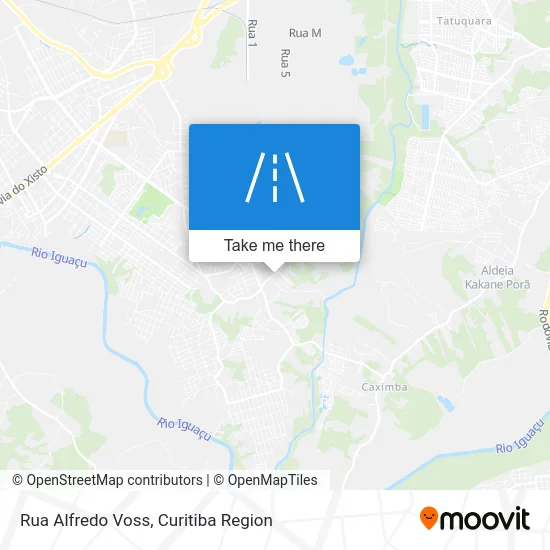 Rua Alfredo Voss map