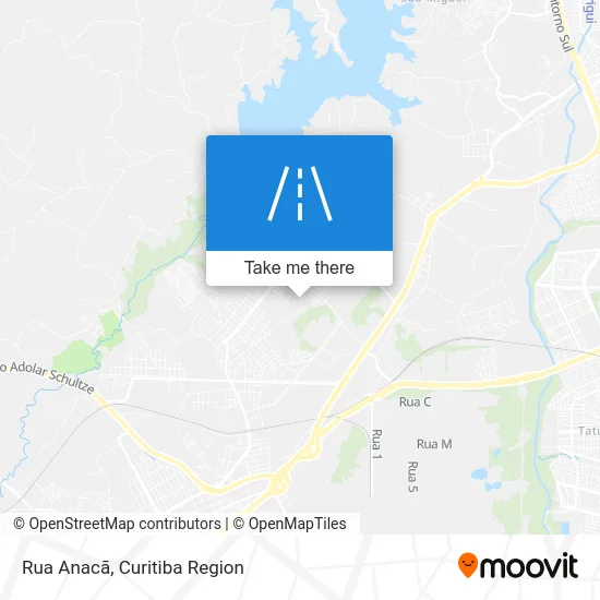 Rua Anacã map