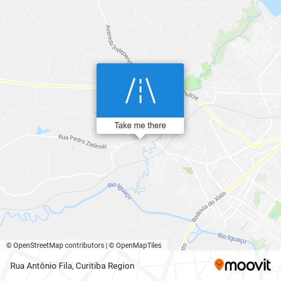 Rua Antônio Fila map