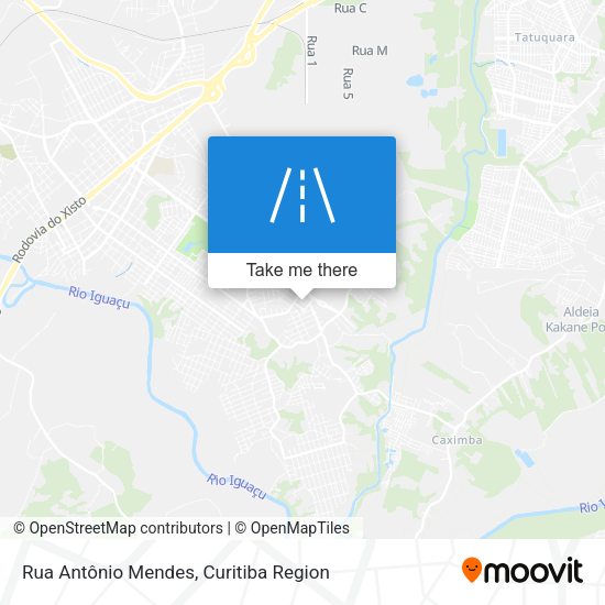 Rua Antônio Mendes map