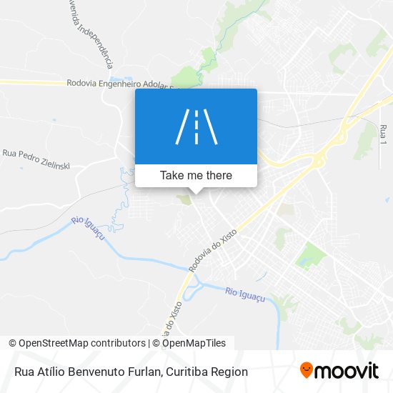 Rua Atílio Benvenuto Furlan map