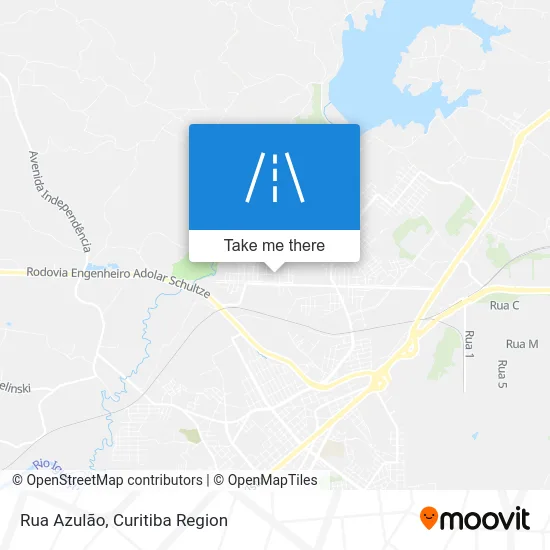 Rua Azulão map