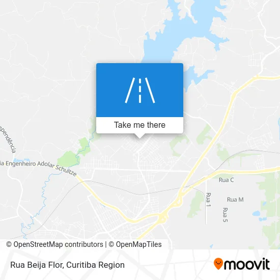 Rua Beija Flor map