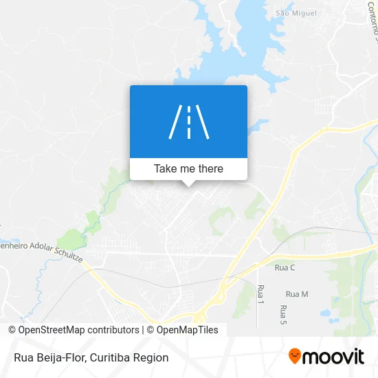 Rua Beija-Flor map