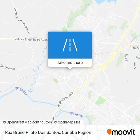 Rua Bruno Pilato Dos Santos map