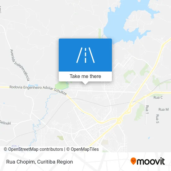Rua Chopim map