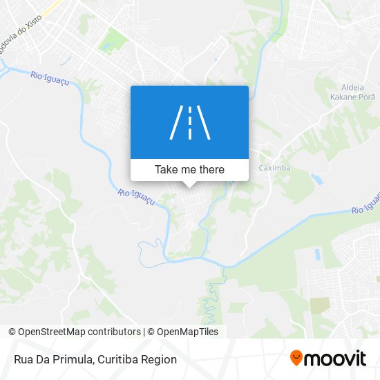 Rua Da Primula map