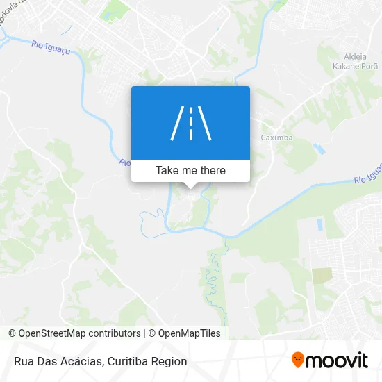 Rua Das Acácias map
