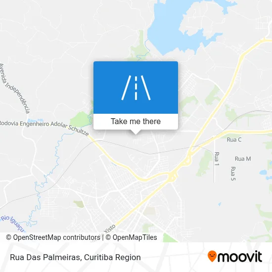 Rua Das Palmeiras map