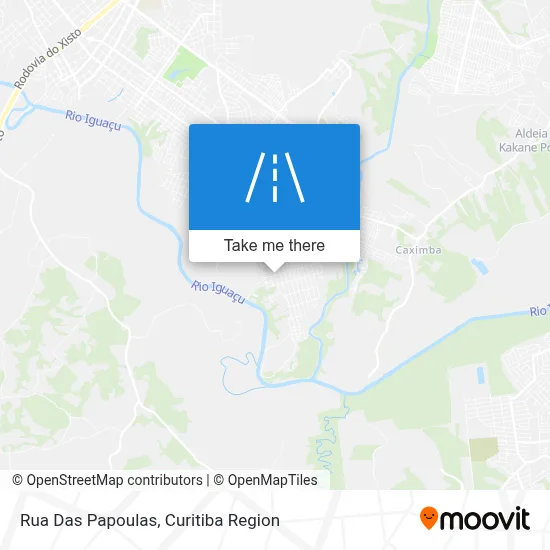 Rua Das Papoulas map