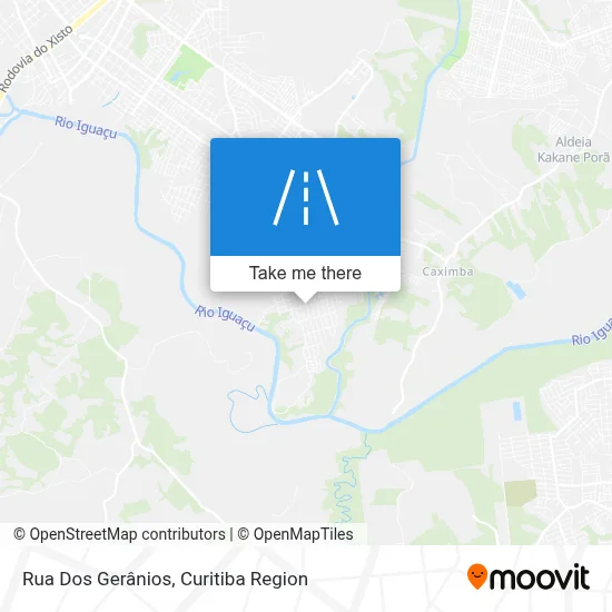 Rua Dos Gerânios map
