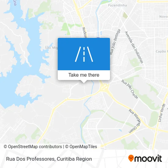 Rua Dos Professores map