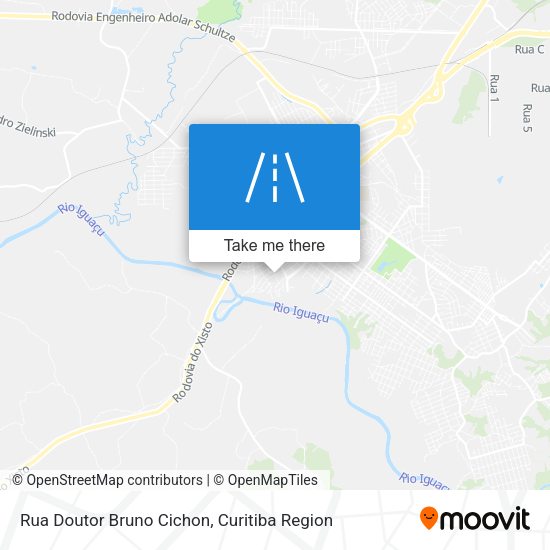 Rua Doutor Bruno Cichon map
