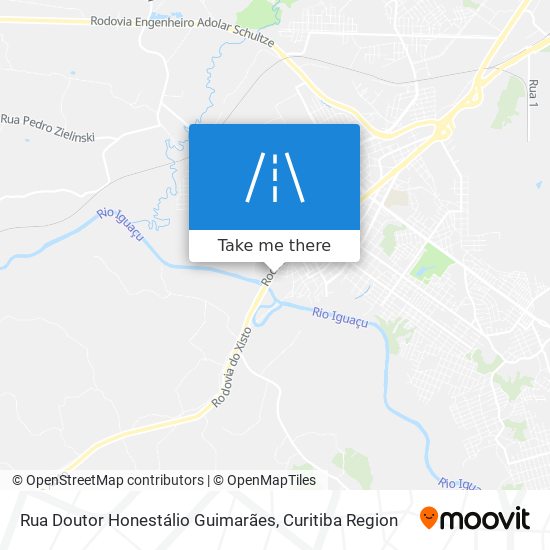 Rua Doutor Honestálio Guimarães map