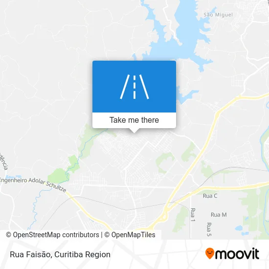 Rua Faisão map