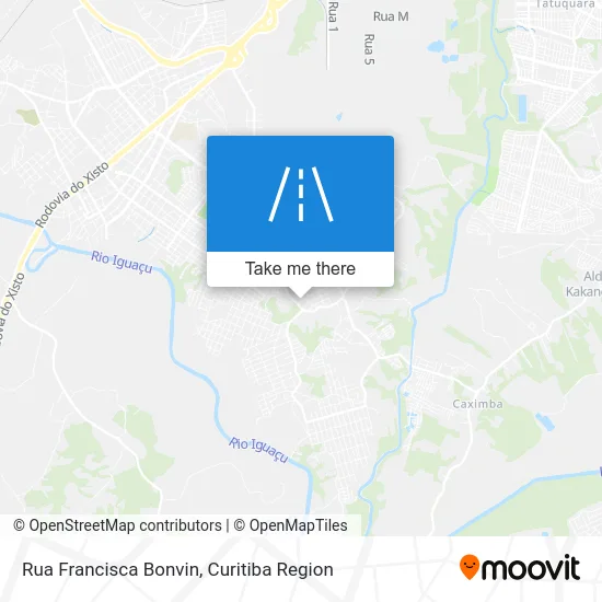 Rua Francisca Bonvin map