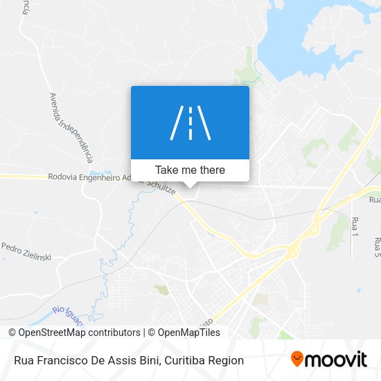 Rua Francisco De Assis Bini map