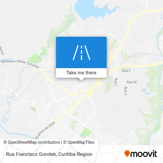 Rua Francisco Gondek map
