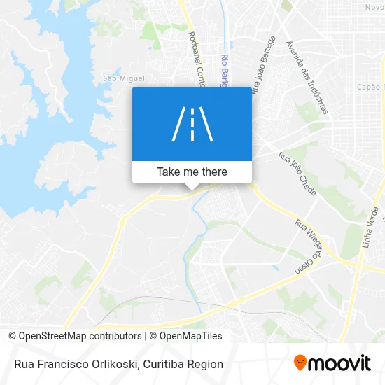 Rua Francisco Orlikoski map