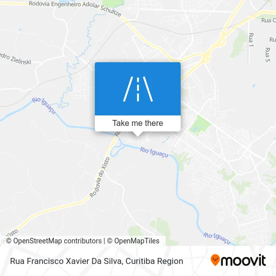Rua Francisco Xavier Da Silva map