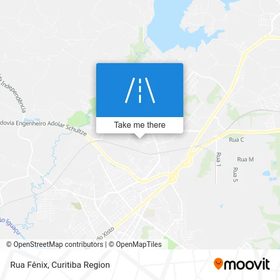 Rua Fênix map