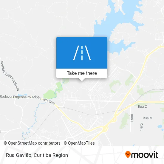 Rua Gavião map