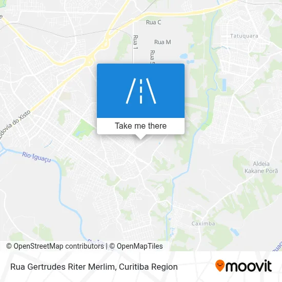 Rua Gertrudes Riter Merlim map