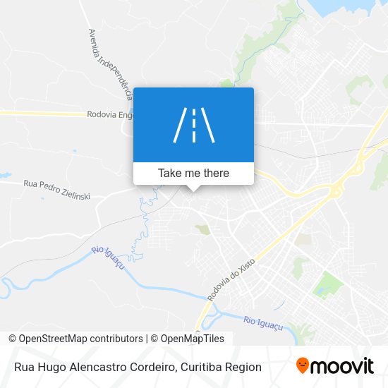 Rua Hugo Alencastro Cordeiro map
