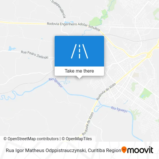 Rua Igor Matheus Odppistrauczynski map