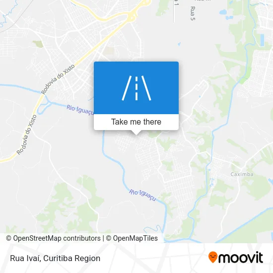 Mapa Rua Ivaí
