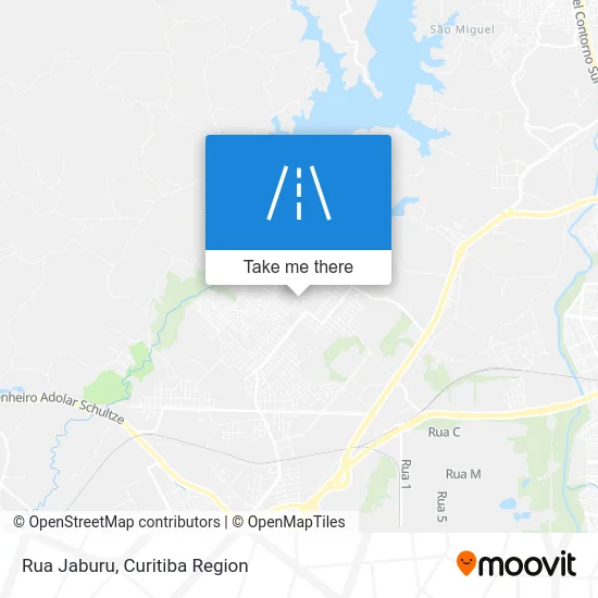 Rua Jaburu map
