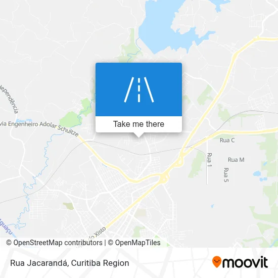Rua Jacarandá map