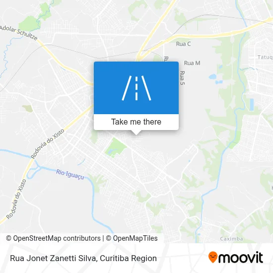 Rua Jonet Zanetti Silva map