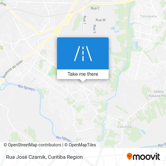Rua José Czarnik map