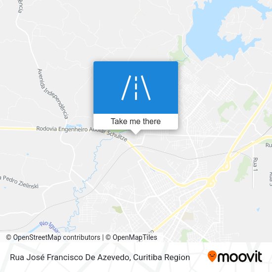 Rua José Francisco De Azevedo map