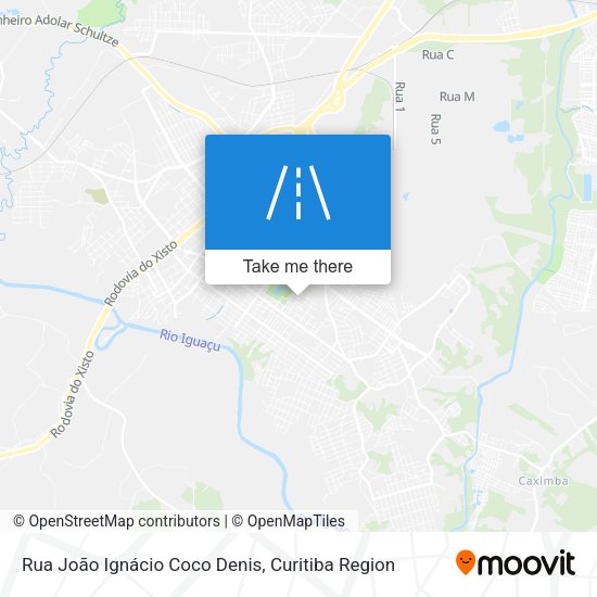Rua João Ignácio Coco Denis map