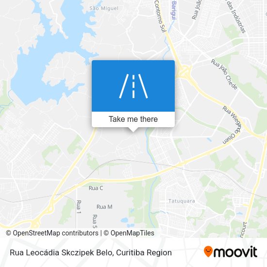 Rua Leocádia Skczipek Belo map