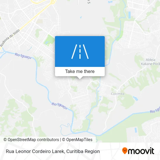 Rua Leonor Cordeiro Larek map