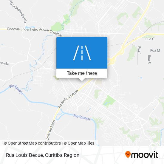 Rua Louis Becue map