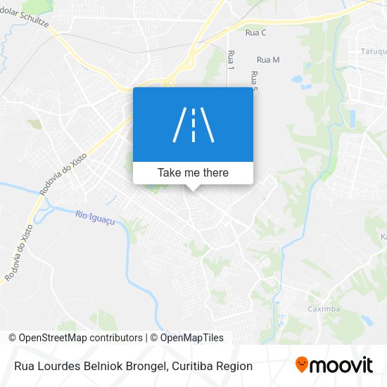 Rua Lourdes Belniok Brongel map