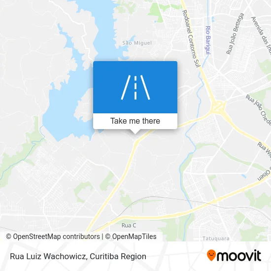 Rua Luiz Wachowicz map