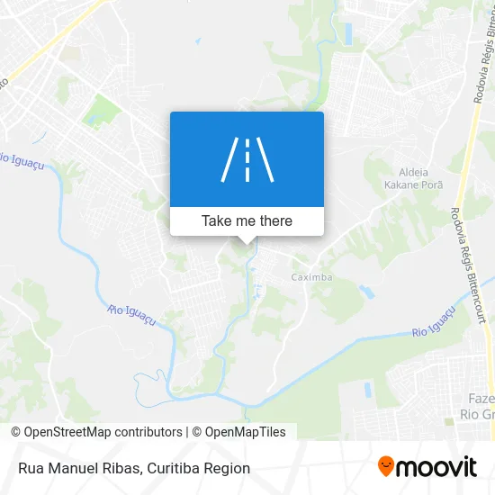 Rua Manuel Ribas map
