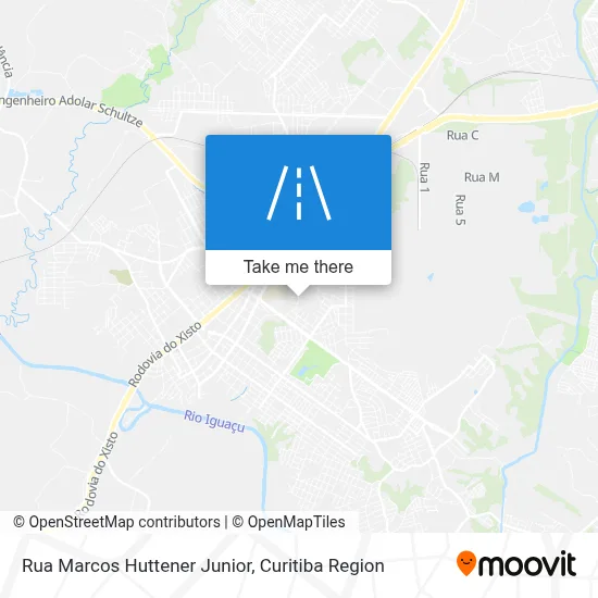 Rua Marcos Huttener Junior map